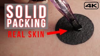 How to Tattoo Solid Black Packing (Perfect Saturation Tutorial)