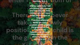 JESUS DROPS A BOMBSHELL ABOUT HEAVEN! 🤯 (Matthew 18:3-5)