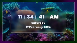 Awesome Glass Morphism Digital Clock with HTML CSS & JavaScript