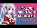 ASMR GF Roleplay | Movie Night with Your Roommate | Cuddles | Friends to Lovers | Girlfriend RP F4A