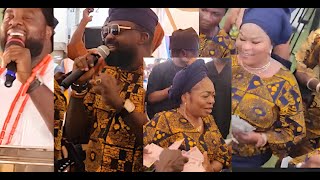 LIVE! IBADAN STANDS STILL AS AREMU & KUNLE AFOLAYAN REUNITE, WHILE STARS ATTEND THEIR MOM’S BURIAL