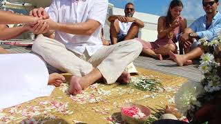 Open your heart to a Mayan Wedding Ceremony at Paradise Catamarans