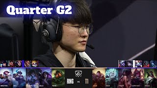 T1 vs RNG - Game 2 | Quarter Finals LoL Worlds 2022 | T1 vs Royal Never Give Up - G2 full game