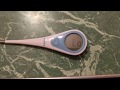 How to change a Vicks thermometer from C to F or from F to C