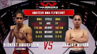 WFC 4 - Bout 1 - Hidayat Amaruddin vs Jay Jay muran