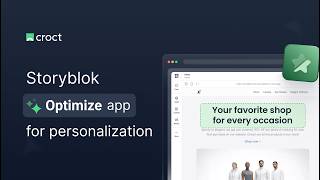 Storyblok Optimize app for personalization