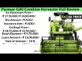 panesar g60 harvester new model 2024 price‼️panesar g60 combine on road price💥downpayment ₹5l📣emi₹21