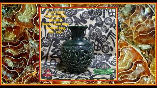 劉 Lau Legacy: Chinese Antiques. Chai Ware. Turquoise Green Vase. Song Dynasty.古瓷器 宋 柴窑