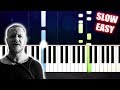 Imagine Dragons - Thunder - SLOW EASY Piano Tutorial by PlutaX