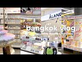 bangkok vlog 🤍 | muji, clothes & stationery shopping, lots of food, dreamworld 🍋