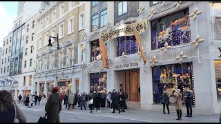 🇬🇧 LONDON WALK | A Virtual Walk Through Oxford Street \u0026 New Bond Street | London's Fashion Heart