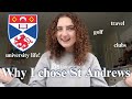 why i chose the university of st andrews 🏴󠁧󠁢󠁳󠁣󠁴󠁿 (societies, academics, travel, etc)