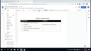 Rename a Google Document using Jaws