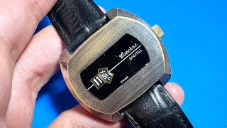 Lucerne Digital Jump hour watch service