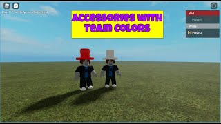 Team Hats: How to Add Accessories Based on Teams in Roblox