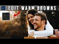 How to Edit Warm Natural Brown Tone Photos In Lightroom | Lightroom CC Tutorial