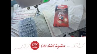 Janome Stitch Club UK Pintucks & Twin Needles