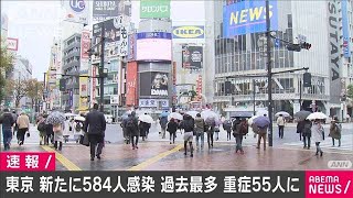 東京の新たな新型コロナ感染者は584人　過去最多(2020年12月5日)