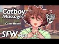 soothing massage from a catboy sfw m4a asmr stress relief purring