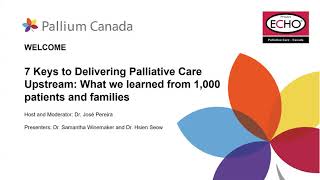 7 Keys to Delivering Palliative Care Upstream: ECHO Standalone