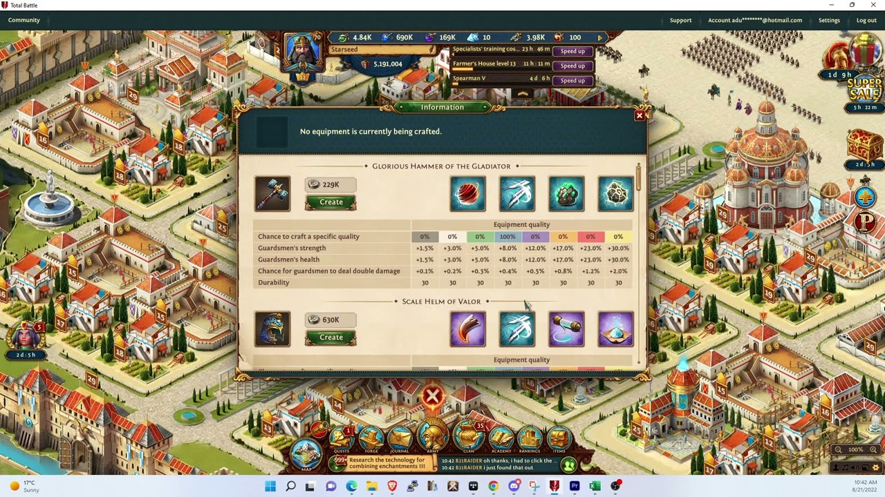 Total Battle Basic Crafting Advice Youtube