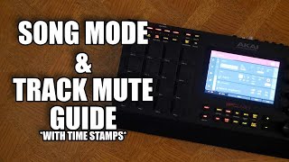 AKAI MPC LIVE II Advanced Song Mode, Arranging Beats, & Track Mutes Tips