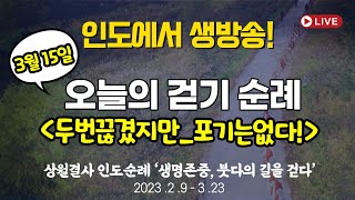 [현지 생방송] 상월결사 인도순례 35일차 2023.3.15 #두번끊겼지만_우리는포기하지않지 #카필라바스투_부처님고향으로 #다시인도 #박준상기자  #박성환PD