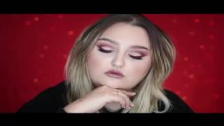 Holiday Makeup Tutorial -   Red Winged Liner and Cut Crease