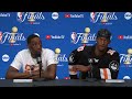 jimmy butler u0026 bam adebayo talks game 3 nba finals loss full postgame interview 🎤