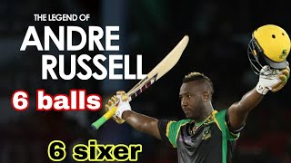 andre russell 6 ball 6. Sixer.  😍     andre Russell vs chris gayle