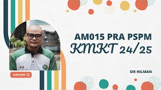 AM015 PRA PSPM KMKT 24/25