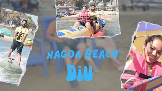 Nagoa Beach - A famous beach of DIU and information of water sports activities in detail 🪂