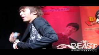 [FANCAM]110126 B2ST 비스트 DONGWOON \u0026 KIKWANG (OASIS) @ BBQ MINI CONCERT