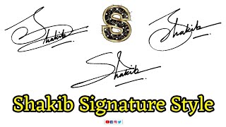 Ideas of Signature Shakib | S Signature Tutorial | #signature #signaturestyle #viralvideo