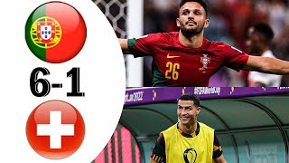 Portugal vs Switzerland 6-1 All Gоals & Extеndеd Hіghlіghts FIFA World Cup Qatar#portugal