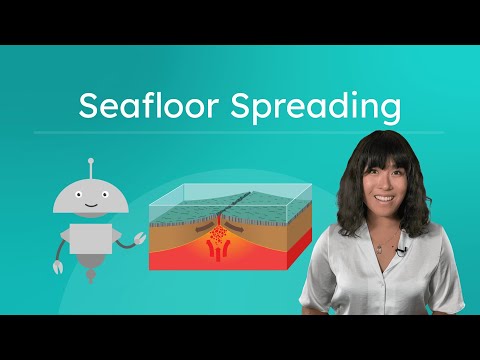 How does seafloor spreading support the hypothesis of continental drift quizlet?