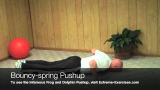 Bouncy-spring Pushup-  MOST EFFECTIVE way to a CHISELED chest!!!