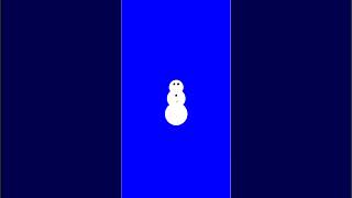 Draw Snowman using python||coding status||#shorts #programming #python #trending #snowman