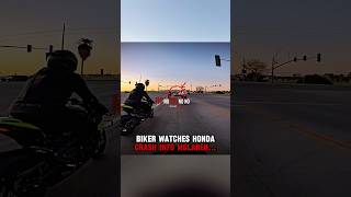 Biker watches $600,000 MCLAREN get DESTROYED‼️🤯 (@FastFlowKC)