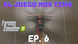 ¡El Juego Nos Estafa! 🛑 Contrato Bugeado con la CASE IH AF11 | Farming Simulator 25 | EP 6