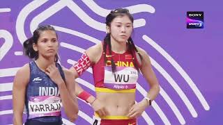 Women’s 100m Hurdles || Final highlights || Hangzhou 2024 Asian Games Athletics #indian_army_654