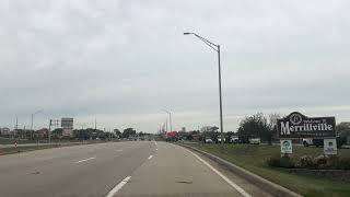 Drive around Merrillville Indiana 4k