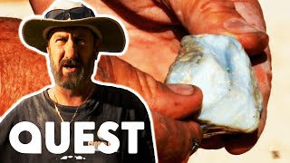 The Blacklighters Find The BIGGEST Piece Of Opal They Have EVER Seen! | Outback Opal Hunters