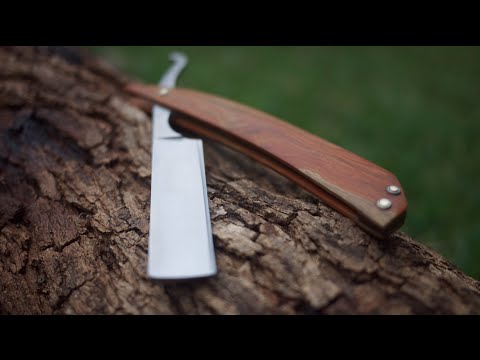 Making a cutthroat razor Making a cutthroat razor