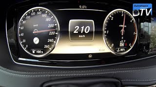 2014 Mercedes S350 BlueTEC (258hp) - 0-200 km/h acceleration (1080p)