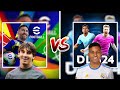 Dream League Soccer 2024 VS Efootball Mobile 2025 | Gameplay Comparison