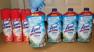 LYSOL KILLS 99.9% OF VIRUSES AND BACTERIA