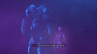 Halo Infinite - Cortana destroys the Halo ring and kills Atriox