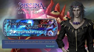 Astos Destroys Leviathan SPIRITUS for the Crystal Color Difficulty (DFFOO GL)