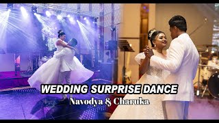 NAVODYA \u0026 CHARUKA | WEDDING SURPRISE DANCE | ESHAN FILMS